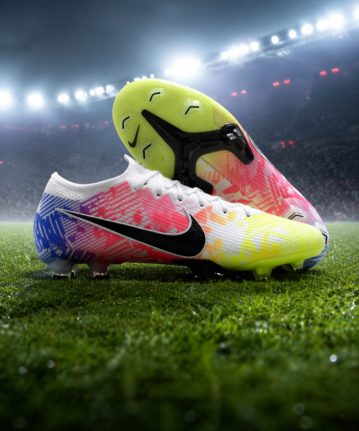 Mercurial Vapor 13 Elite FG Neymar - Blanc/Multicolor